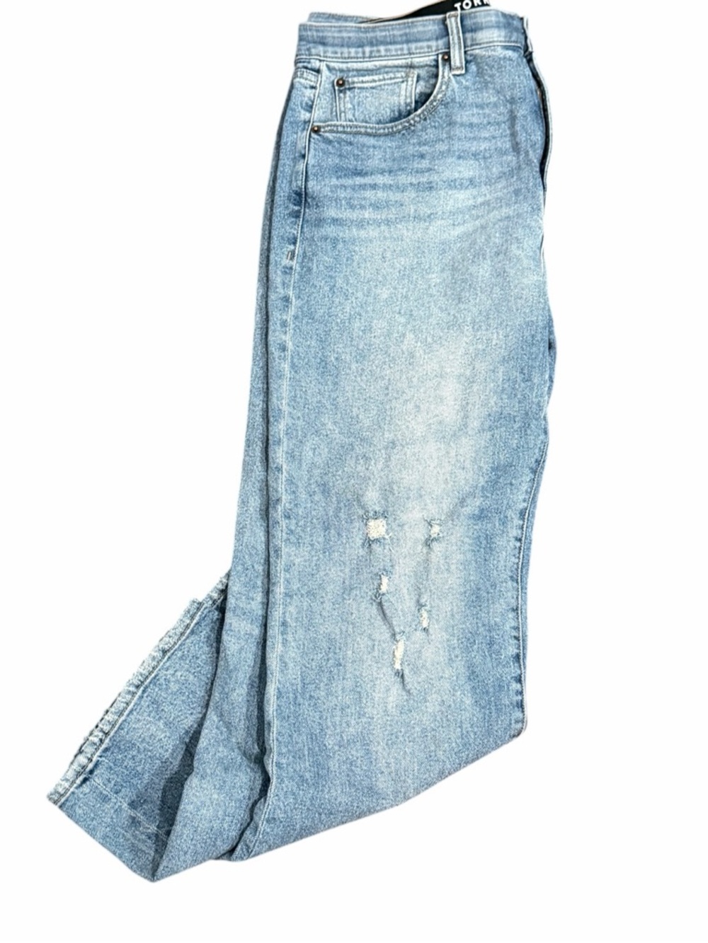 torrid size 14R High Rise Straight Classic Denim, Destruction version - Picture 5 of 9